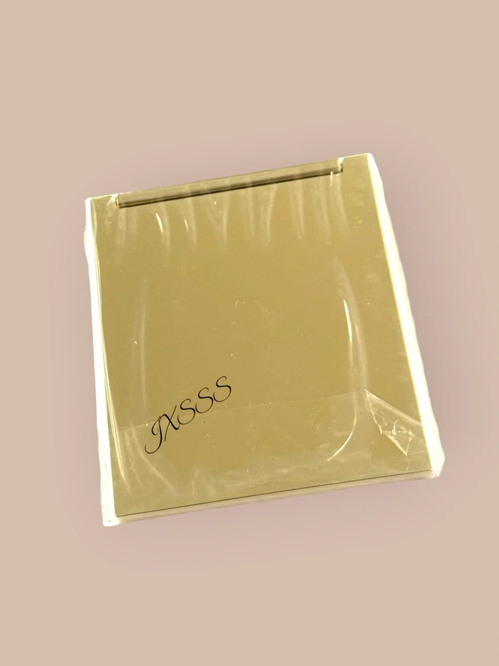 Gold YSL (Yves Saint Laurent) Beauty (Fold-Over) Cosmetic-Makeup Compact Mirror
